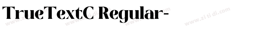 TrueTextC Regular字体转换